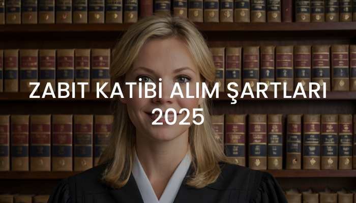 2025 YILI ZABIT KATİPLİĞİ İLANI